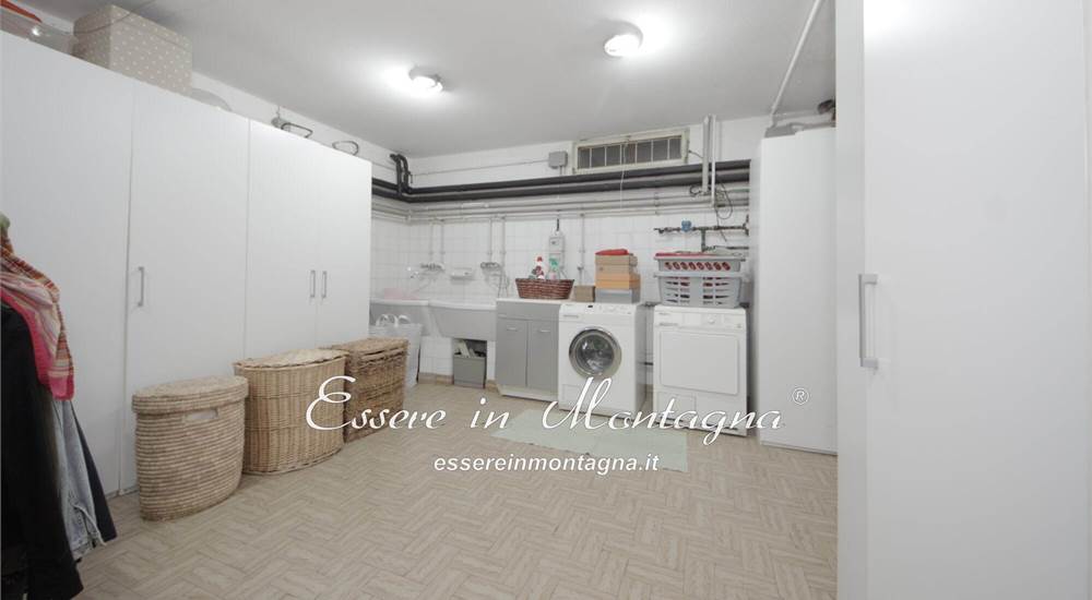La lavanderia collegata con la casa