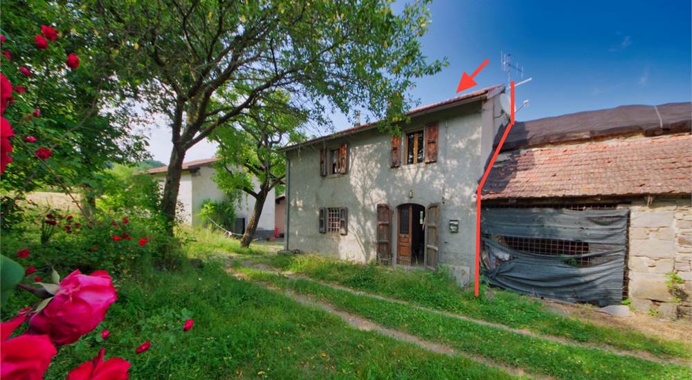 La casa vista da fuori