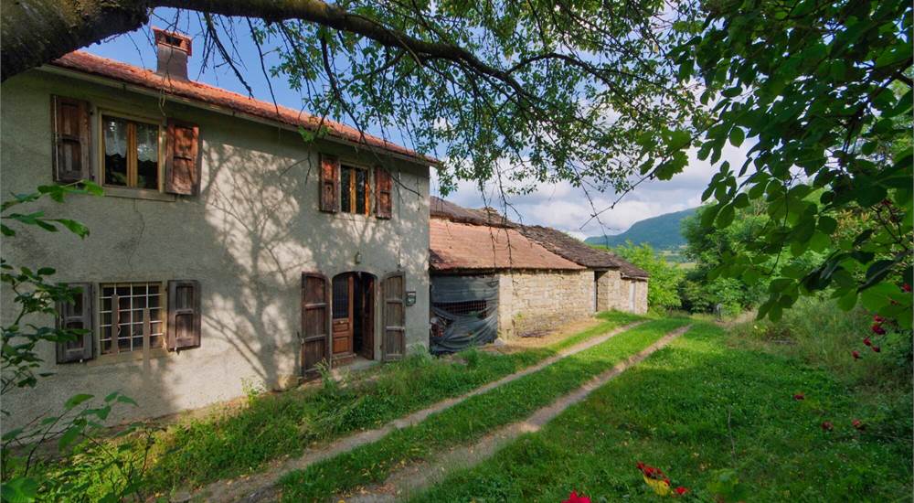 La casa vista da fuori