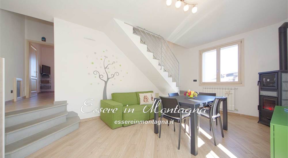 il soggiorno con stufa