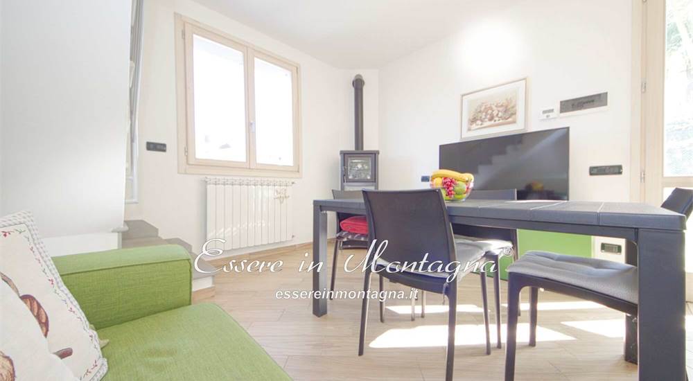 il soggiorno con stufa