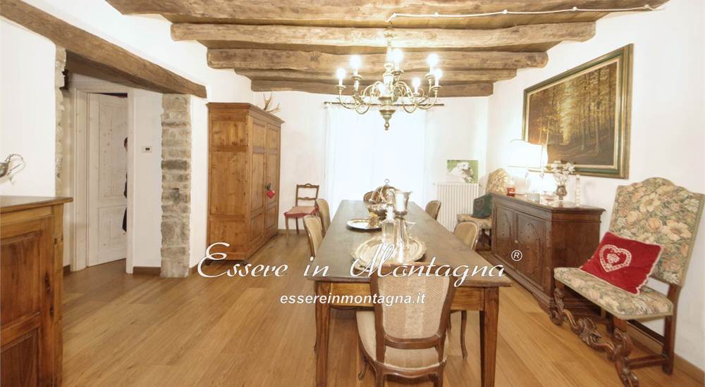 La sala da pranzo