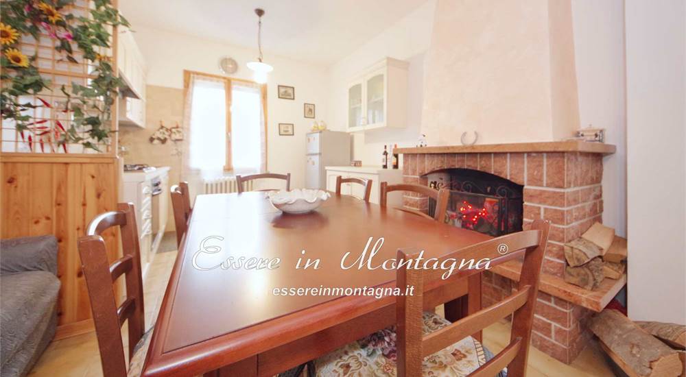 Il soggiorno con camino