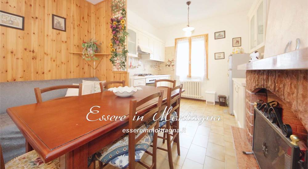 Il soggiorno con camino