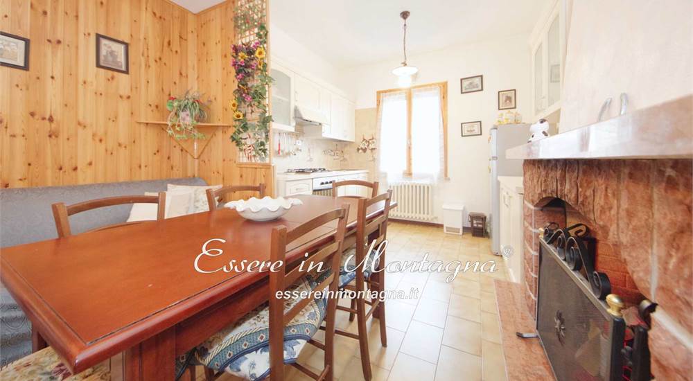 Il soggiorno con camino