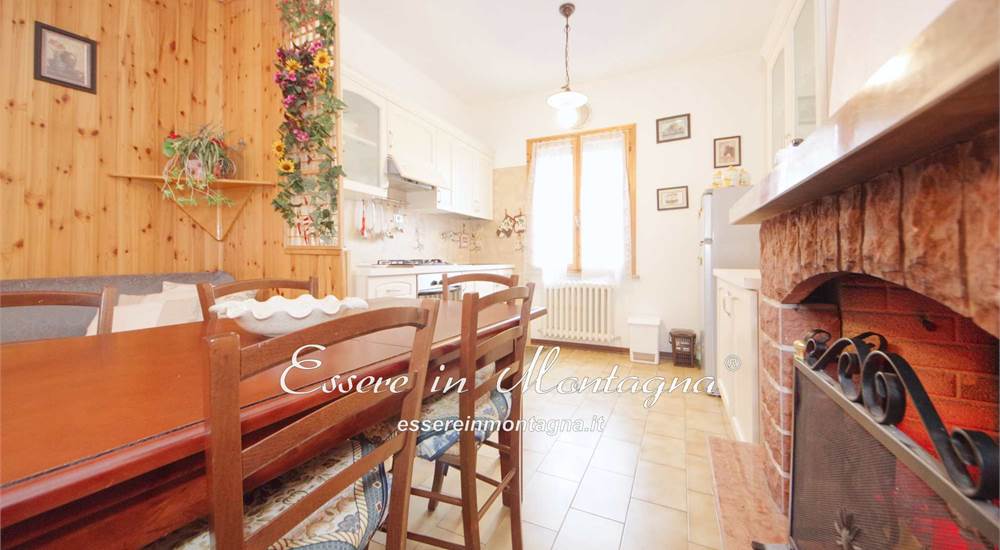 Il soggiorno con camino