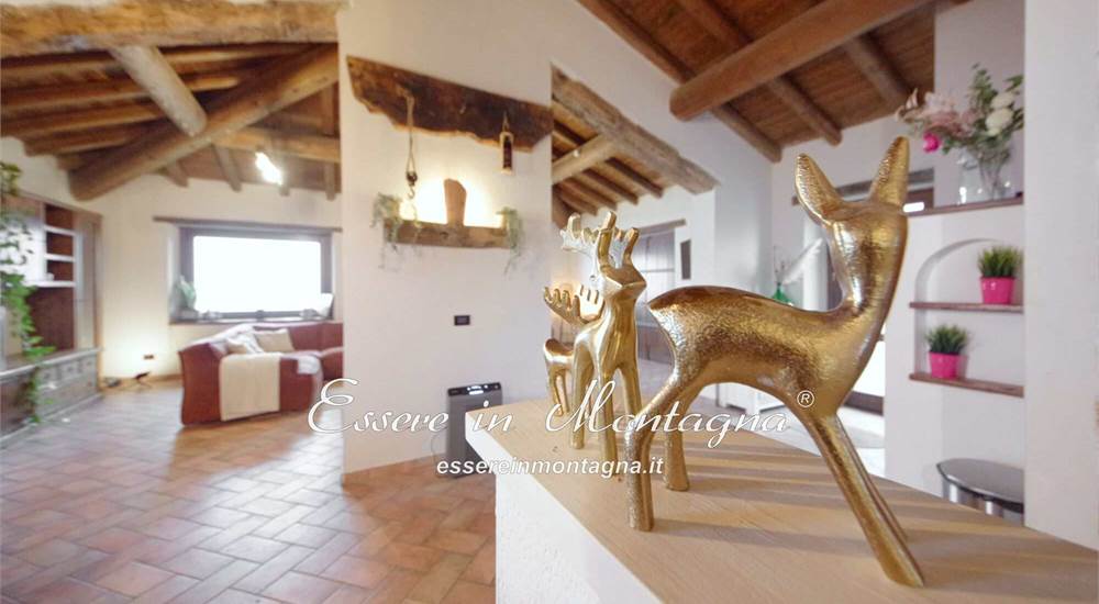 La cucina aperta sul soggiorno