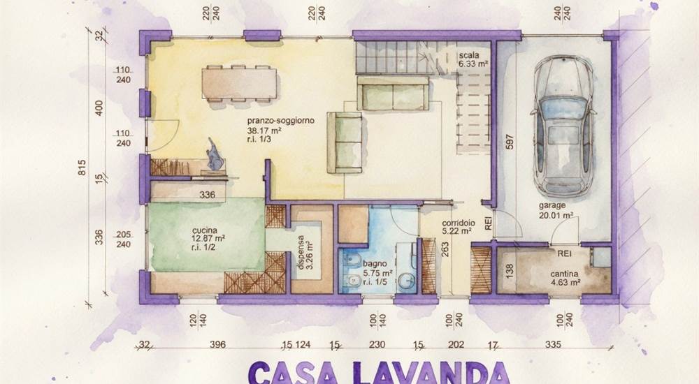 Casa Lavanda personalizzabile